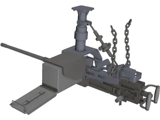 Browning 50 cal. 3D Model preview