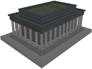 Lincoln Memorial 3D Model preview