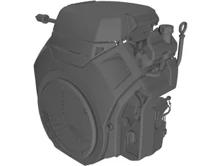 Honda GX690 Engine 3D Model preview