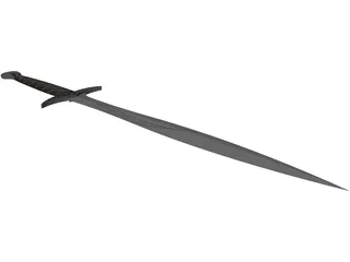 Sting Sword 3D Model preview