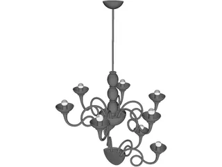 Pantalica Lamps 3D Model preview