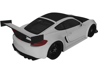 Porsche Cayman S (Tuning) 3D Model preview