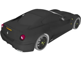 Ferrari 599 GTB 3D Model preview