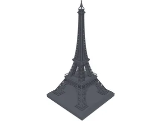 Eiffel Tower 3D Model preview