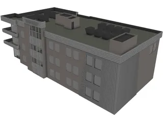 Office Building 3D Model preview