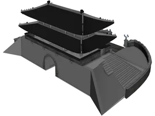 Namdaemun 3D Model preview