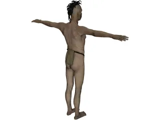 Tribesman 3D Model preview