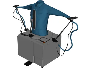 Ironing Mannequin 3D Model preview