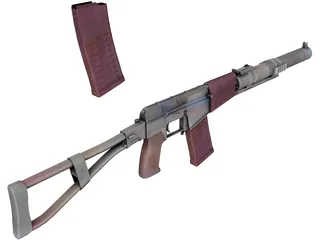 AS-VAL 3D Model preview