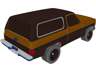 Chevrolet K-5 Blazer (1978) 3D Model preview