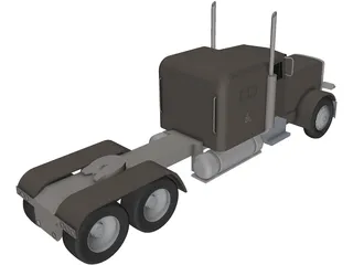 Peterbilt 359 (1975) 3D Model preview