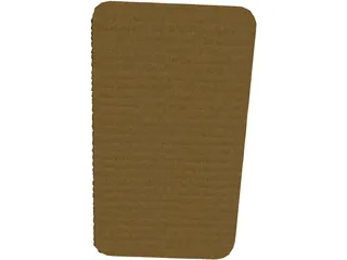 Mobile Cardboard Phone 3D Model preview