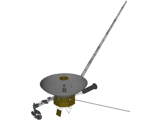 Voyager Probe 3D Model preview