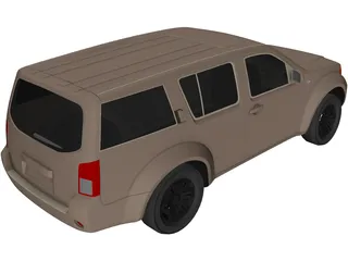Nissan Pathfinder (2010) 3D Model preview