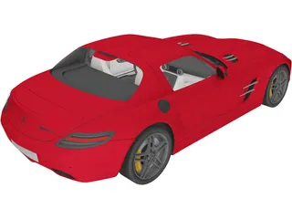 Mercedes-Benz SLS AMG (2011) 3D Model preview