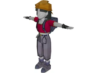 Pan 3D Model preview
