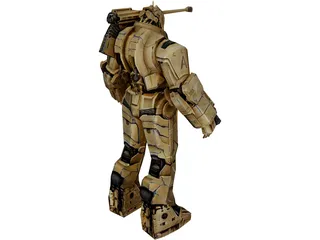 Ironman Hammer Drone Robot 3D Model preview