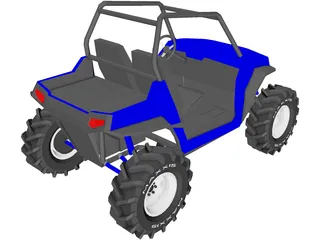Polaris RZR800 3D Model preview