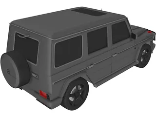 Mercedes-Benz G-Glass 3D Model preview