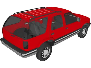 GMC Jimmy (1995) 3D Model preview