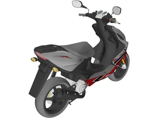 Yamaha Aerox R 3D Model preview