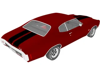 Chevrolet Chevelle SS (1970) 3D Model preview