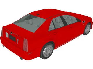 Cadillac STS 3D Model preview