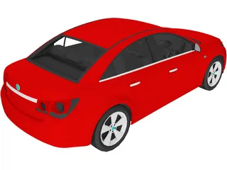Chevrolet Cruze 3D Model preview