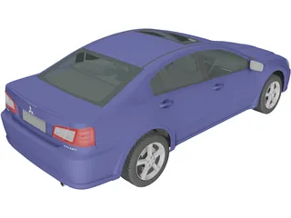 Mitsubishi Galant (2009) 3D Model preview