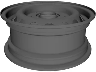 Maruti 800 Rim 3D Model preview