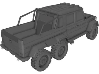Mercedes-Benz G63 6x6 AMG 3D Model preview