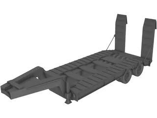 Kraz Trailer 3D Model preview
