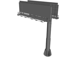 Street Sign 3D Model preview