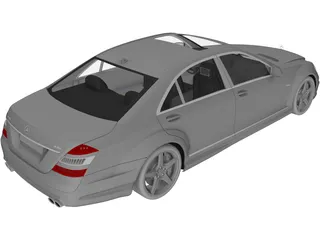 Mercedes-Benz S65 AMG 3D Model preview