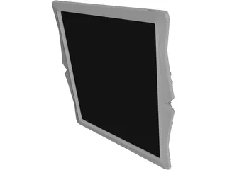 Classic Photo Frame 3D Model preview