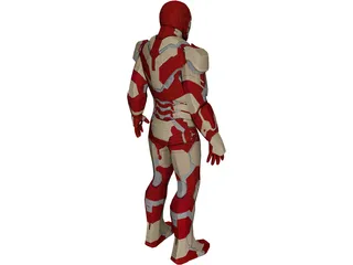 Iron Man Mark 42 3D Model preview