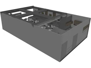 Arab Feel Cafe 3D Model preview