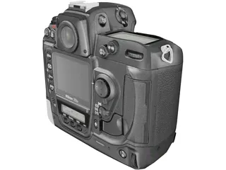 Nikon D2Xs 3D Model preview