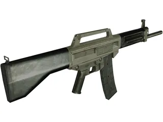 USAS-12 Automatic Shotgun 3D Model preview