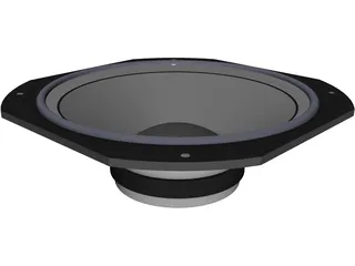 Speaker 3D Model preview