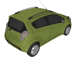 Chevrolet Spark 3D Model preview