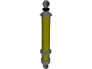 Ohlins Shock 3D Model preview