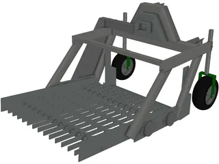 Seedlings Digger 3D Model preview