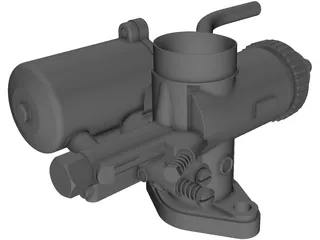 Jikov Czech Carburetor 3D Model preview