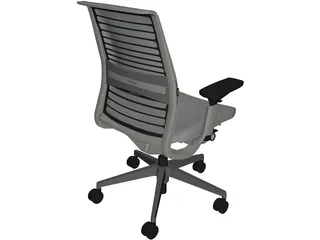 Office Chair 3D Model preview