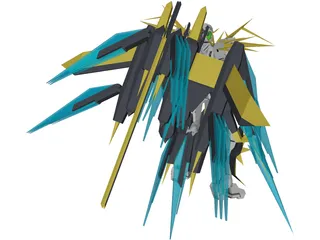 Gundam Nadleeh 3D Model preview