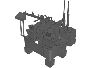 Sandwich End Cutting Tool 3D Model preview