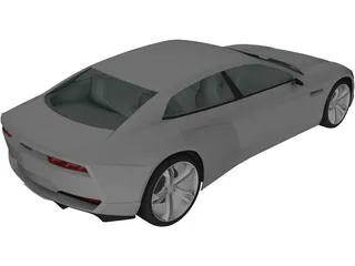 Lamborghini Estoque Concept (2008) 3D Model preview