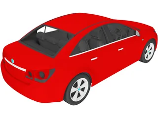 Chevrolet Cruze (2011) 3D Model preview
