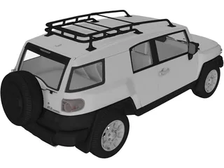 Toyota FJ Cuiser (2011) 3D Model preview
